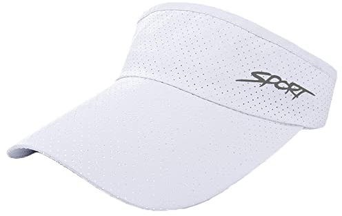 YAMEE Visoren für Damen Ultra-Licht Visor Cap Herren Sonnenblende für Damen und Herren | Sonnenhut Sommerhut Strandhut Unisex Sport Sunvisor Kappe | Sport-Sonnenblende Golf Tennis Cap