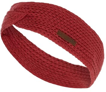 Knit Factory - Joy Stirnband - Gestricktes Damen Haarband - Ohrenwärmer mit Wolle - Hochwertige Qualität - Baked Apple