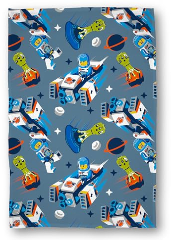 Character World Official LEGO® City Fleece Blanket | Super Soft Warm Blue Throw, Cityspace Design | Perfect For The Bedroom, Camping & Sleepovers 100 x 150cm