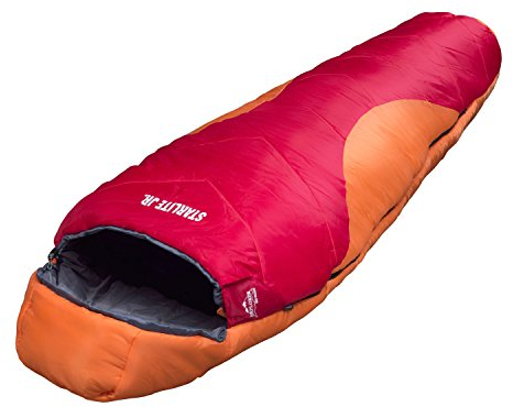 Explorer® Kinderschlafsack Starlite JUNIOR (175 x 70 x 45 cm) -6°C +11°C [300GSM] - Kinder Schlafsack Jugendliche mit Wärmekragen Mumienschlafsack YKK Reißverschluss koppelbar - kleines Packmaß