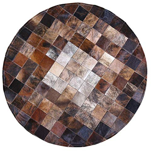 Vip Leather NEU KUHFELL Patchwork Teppich Cod 38880HRA (150 cm)