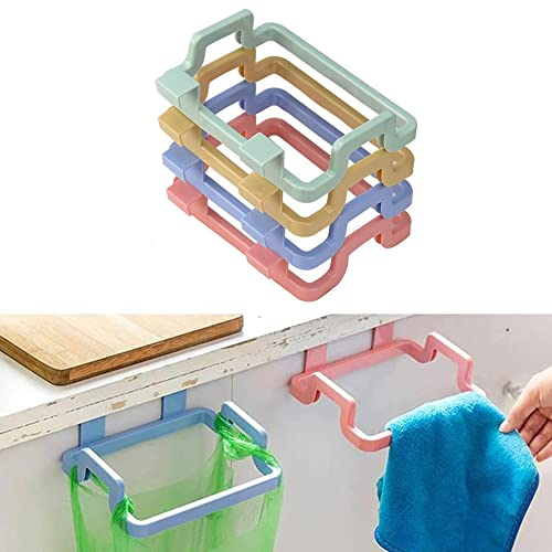 yufana 4Pezzi Supporti per Sacco della Spazzatura Porta,Supporto per Sacchetto Spazzatura sospeso Supporto per Sacco della Spazzatura Porta Sacchetto Spazzatura Facile,per Mettere Sacchi Spazzatura