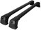 OMAC Dachträger Gepäckträger kompatibel mit VW Caddy 2003-2015 Grundträger Aluminium Schwarz 2X