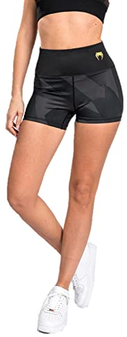 Venum Damen Razor Compression Shorts, Schwarz/Gold, X-Large
