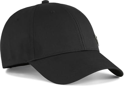PUMA Unisex Essentials Metal Cat Baseball Cap, V2 PUMA Black, S