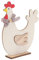 MAGICLULU 1 Stück Ostern Deko Accessoire Hahn Huhn Osterdekorationen Hühnerzubehör Hühnerdekorationen Huhn Outdoor Henne Statue Hennen Ostern Party Ornament Aus Holz