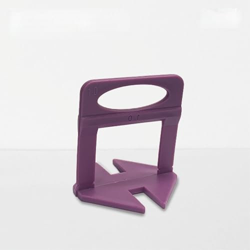 NIVELPRO Clips niveladores de azulejos de 1mm, Pack de 250uds, Espaciadores de azulejos, Sistema de nivelación de azulejos (Clips 1mm, 250 uds)