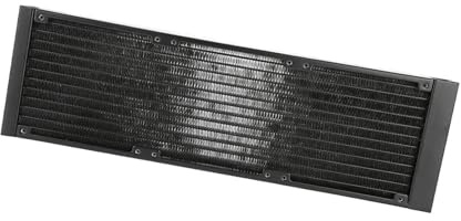 Bamjour Värmeväxlare 12 Rör Dator Värmeväxlare Liten Radiator G1/4 Gänga Vattenavskiljare Vattenrör för PC (360 mm)