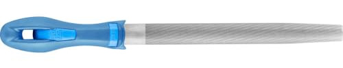 Klipp 3 Typ Halvrund Fil, 200mm Längd, Silver/Blå
