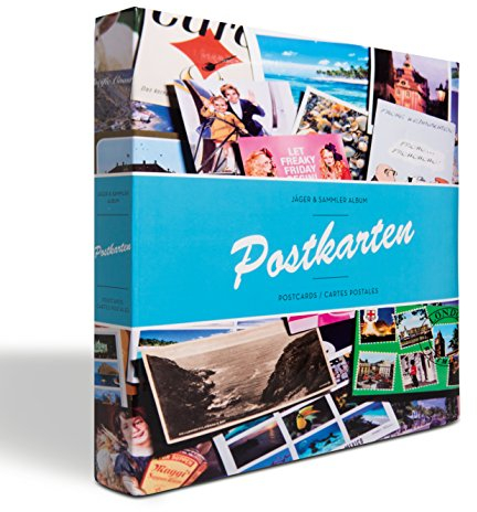 Leuchtturm 342621 Scrapbook - Album di Cartoline per 600 Cartoline - 50 Buste con Copertina Rigida