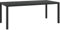 vidaXL Garten Esstisch Witterungsbeständig Gartentisch Gartenmöbel Tisch Balkontisch Terrassentisch WPC Aluminium 185x90x74cm Schwarz