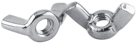 Paquete De 10 Piezas Tuercas De Mariposa Acero Inoxidable M3-M8 SS316 DIN315 Wing Nut Para Sujeción (M3)