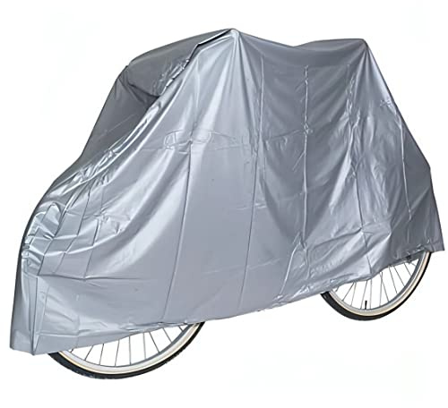 More Mile Waterproof Cycle Cover 2 in 1 Bike Carry Bag and Bicycle Storage Cover (Silver, 130 x 210cm approx)