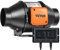 VEVOR Ventilatore Estrazione Aria Condotto in Linea 10cm HVAC EC Velocità Regolabile, Ventola di Aspirazione a Condotto in Linea Potenza Nominale 21W 2900 giri/min Rumore a 28 dB
