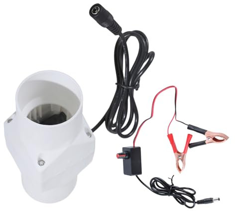 12V Exhaust Fan Home Quiet Inline Duct Fan Industrial Fan Bathroom Kitchen Ventilation Fan for Bathroom Kitchen