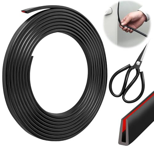 ZMDMAH 4 m Kantenschutz für Bleche, 1.5 mm Kantenschutz Gummi, Kantenschutzprofil, AutotüR Kantenschutz Blech, AutotüRen Kantenschutz Schwarz Blech Kantenschutz AutotüR Bringen Sie Eine Schere mit