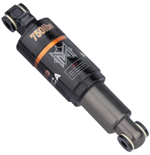 HOUSON Fahrrad Öl-Feder-Dämpfer 165mm 750lbs - Hinterbau Federbein für Mountainbike/E-Scooter - mit DU-Buchsen & Dichtung