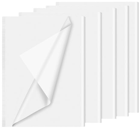 60 feuilles de papier de soie blanc grand format, 69,8 x 50,8 cm, pour loisirs créatifs, Noël, anniversaire, emballage cadeau, décoration de fête