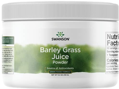 Swanson GRN Barley Grass Juice PWD 5.3 OZ