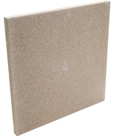 Kamino-Flam 333304 Vermiculit-Platte, 500 x 500 x 30 mm, Beige