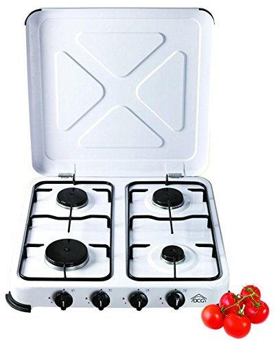 DCG Eltronic EKP2427 Da tavolo Gas Bianco piano cottura