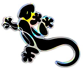 Adhésif 3D Gecko Noir