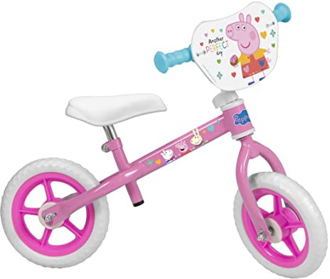 Peppa Pig Kinder Laufrad Rosa 10 Zoll 2-3 Jahre