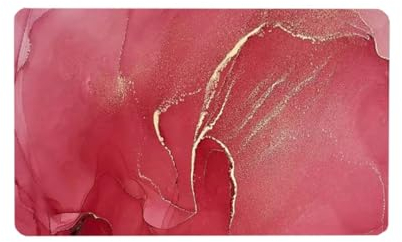 Tobil Badematte Badteppich rutschfest saugfähig Badvorleger Verschiedene Motive (Rot-009, 50x80cm)