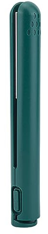 Rizador de pelo automático inalámbrico, mini rizador, alisador de pelo 2 en 1, rizador de hierro plano, rizador de belleza y calefacción, herramienta profesional para peinar el cabello (verde)