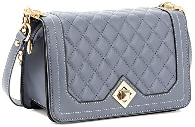 LUI SUI Mode Crossbody Taschen für Frauen Leder gesteppte Schultertasche Kettenriemen Trendy Clutch Satchel Damen Abendtasche