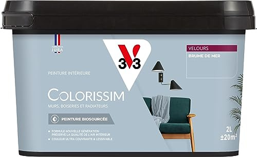 V33 Peinture multi-supports Colorissim® Brume de mer Velours 2L