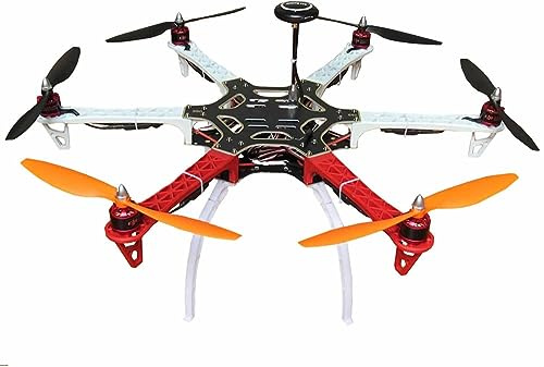 Hobbyant DIY F550 Hexacopter Frame Kit with Pixhawk Fight Controller+7M +Simonk 30A ESC + 2212 920KV Motor