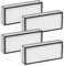 Rrochio 4 Filter für roborock Q8 Max+, Zubehör für Saugroboter roborock Q5 Pro, Q5 Pro+, Q8 Max, Q7, Q7+, Q7 Max, Q7 Max+, Q5 Max+, Q5 DuoRoller+ Ersatzfilter Staubsaugerfilter Ersatzteile