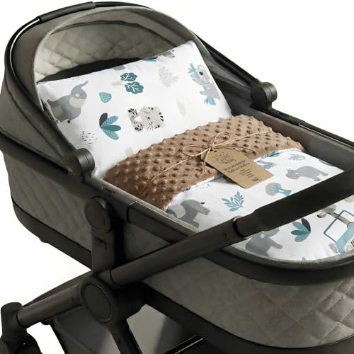 Totsy Baby Copertina neonato Africa - piccola coperta neonata per passeggino o culla per bambini e morbido copertini neonati per bambino bambina Cotone Oeko-Tex