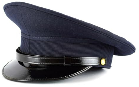 Gorra con visera de la Fuerza Aérea Militar del Ejército Italiano, color azul, camouflage, Talla única