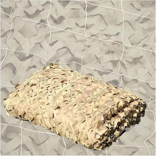 ErKalRLY Lightweight Breathable Camouflage Net for Hunting, Sun Protection Decoration Fence Party Military Decoration Pergola Shading Car Cover,150D Sunscreen Net(4.0x7.0m/13.1x22.9ft)