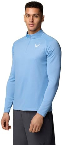 Castore Men Adapt Training Zip Top, Sky Blue, XL