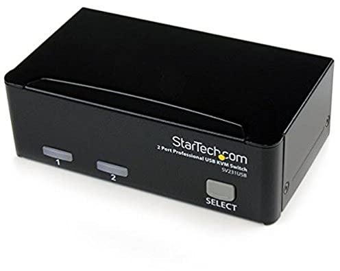 StarTech.com Kit switch KVM USB professionale a 2 porte con cavi