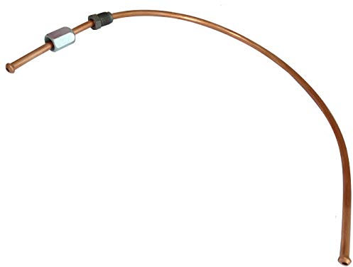 AERZETIX: Línea de freno manguera tubo de cobre Ø4.76mm con racores F10x1/M10x1 (40cm)