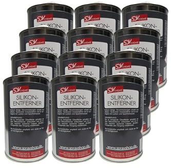 SDV Chemie Silikonentferner 12x 1 Liter für Autolack Lackierer Siliconentferner 12L Cleaner