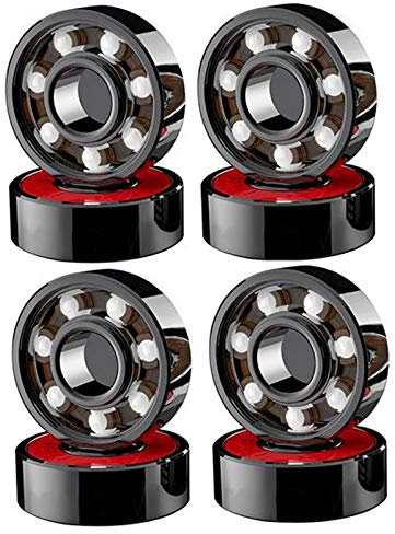 Olivine Roulements en céramique à billes de 8 pièces résistants à l'Usure à grande vitesse pour roues de Skateboard