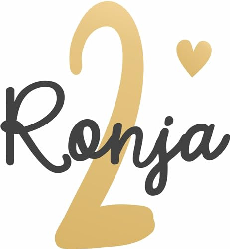 Bügelbild Geburtstags Zahl Name Wunschname 10 bis 13 cm hoch handwritten FLEXFOLIE zum Übereinanderbügeln Aufbügler Applikationen Bügelsticker für Stoffe Textilien Kinder zum Aufbügeln Flicken