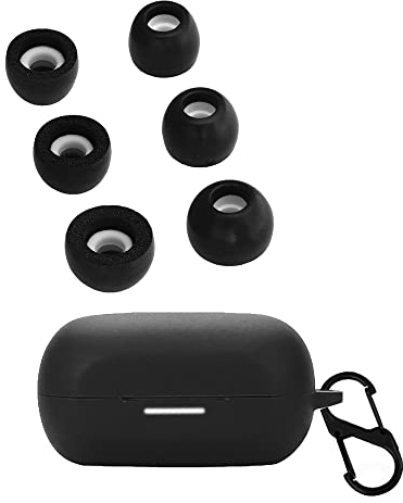 TENNMAK Memory Foam Ohrstöpsel Ersatz für JBL Reflect Flow Pro Kopfhörer Ohrpolster mit Hülle