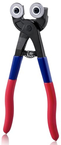 GOLD DEER Wheeled Glass Mosaic Cutter 8 Ceramic Tile Cutting Heavy Duty Wheeled Glass Mosaic Pliers and Ceramic Tile Pliers Tile Cutting Pliers Double Dipped Plastic Handle