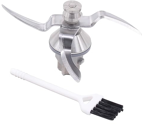 Küchenmaschine Mixmesser mit 4 Klingen und Reinigungsbürste Entsafter Klinge Edelstahl Messer für Thermomix Vorwerk Messer TM31 Ersatzteile Ersatz Zubehör