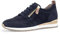 Gabor Damen Low-Top Sneaker, Frauen Halbschuhe,schnürschuhe,schnürer,straßenschuhe,Strassenschuhe,Sportschuhe,Atlantik/Camel(Gold),38.5 EU / 5.5 UK