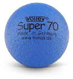 Volley® Softball Super Bleu – 7 cm – 12 g – Balle en Mousse pour Enfants – Motricité Fine & Rééducation – Surface Adhérente – Fabriqué en Allemagne