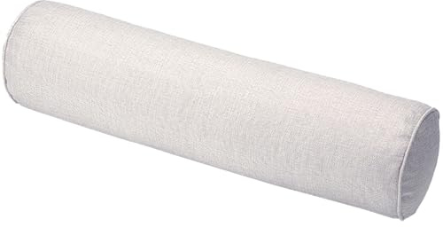 JORTUIO Cuscino Cilindrico Lungo 40/50/60/70/90 cm,Cervicale Rotolo Cilindro Cuscino,Supporto Ergonomico Cuscino Cilindrico Cervicale per Letto Divano,Gambe,Schiena(Beige,20x70cm)