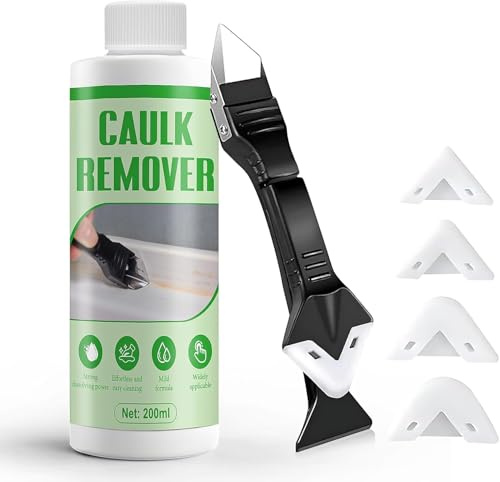 NoxGule Disolvente Pegamento, Quita Silicona, Quita Pegamento Adhesivo, Suaviza y Disuelve el Sellador Viejo, Adecuado para Cocinas, Baños y Fregaderos, 200ml