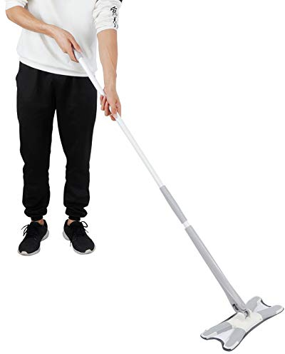 Mocio per pavimenti tipo X Sistema di pulizia dei pavimenti Mocio di design X Mocio tipo X con testa girevole Lavaggio a mano libera Asciutto e bagnato Strumenti per la pulizia della casa a doppio uso